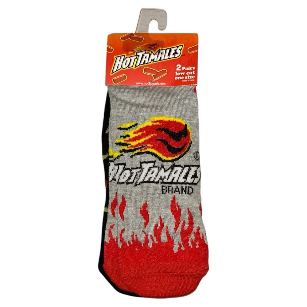 1x Hot Tamales Novelty Fun One Size 1-2Pair Low Cut